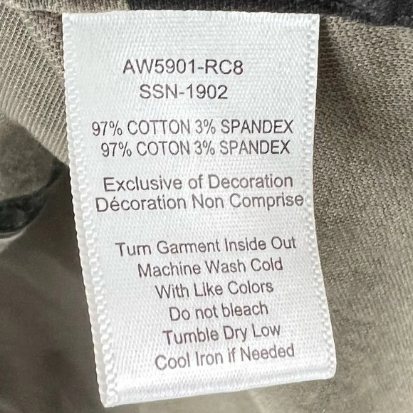 NWOT ATM Military Camo Jacket Khaki Cotton Minimalist Casual Women’s Large - Picture 14 of 14